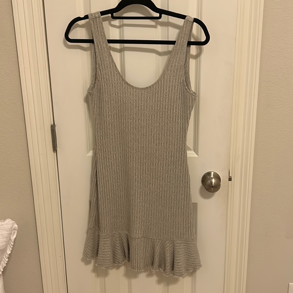 Ribbed mini dress